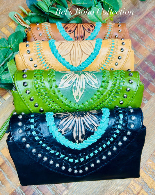 Lacee Double Clip Wallet/Clutch