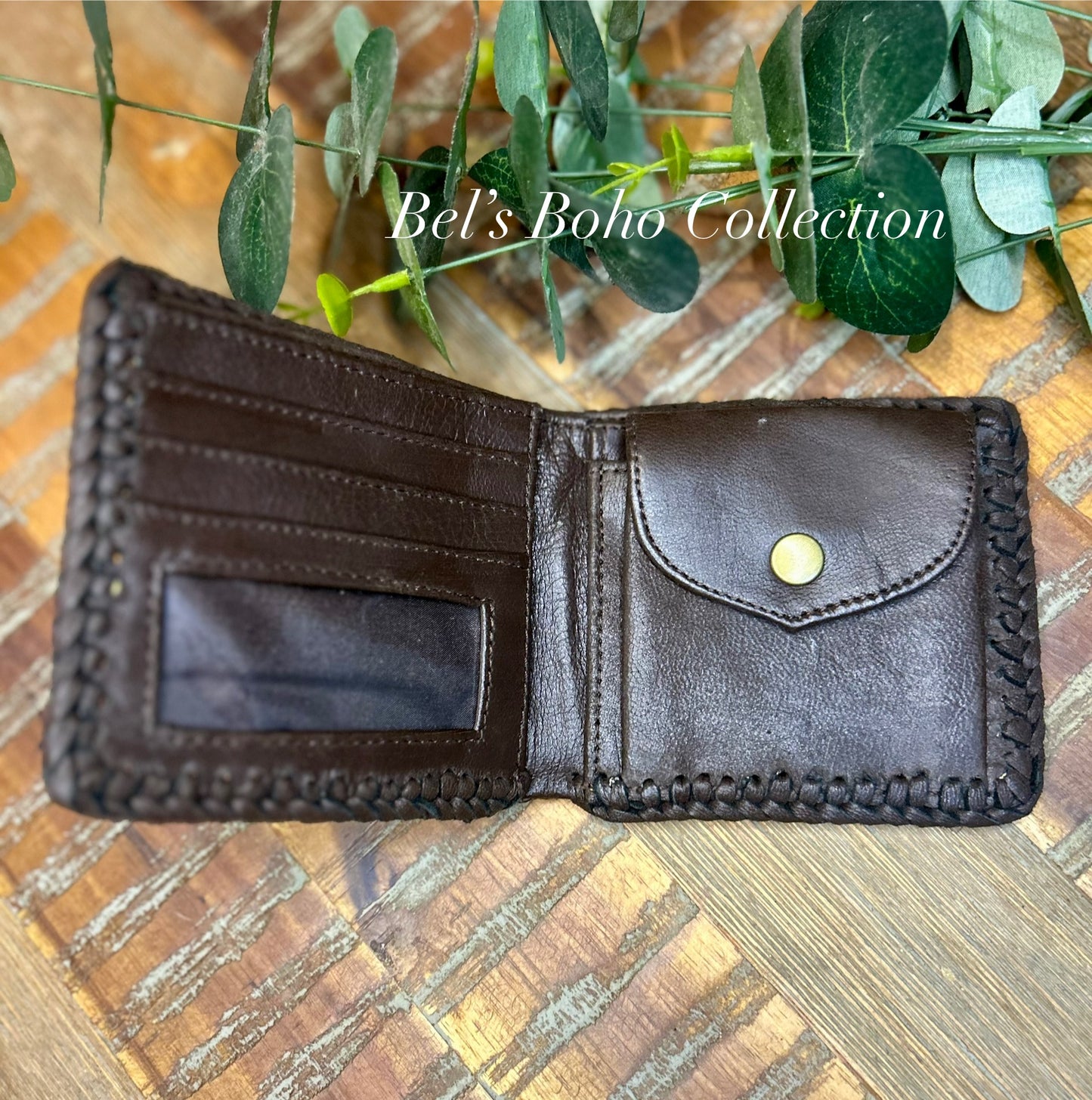 Hand-Carved Unisex Wallet