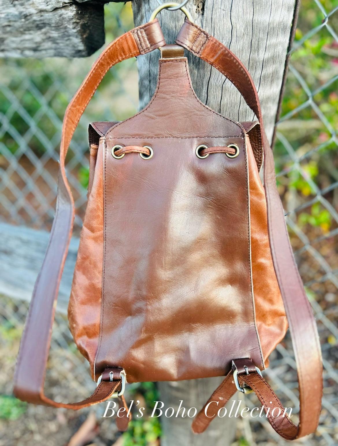 The Gypsy Rose Handcarved Backpack