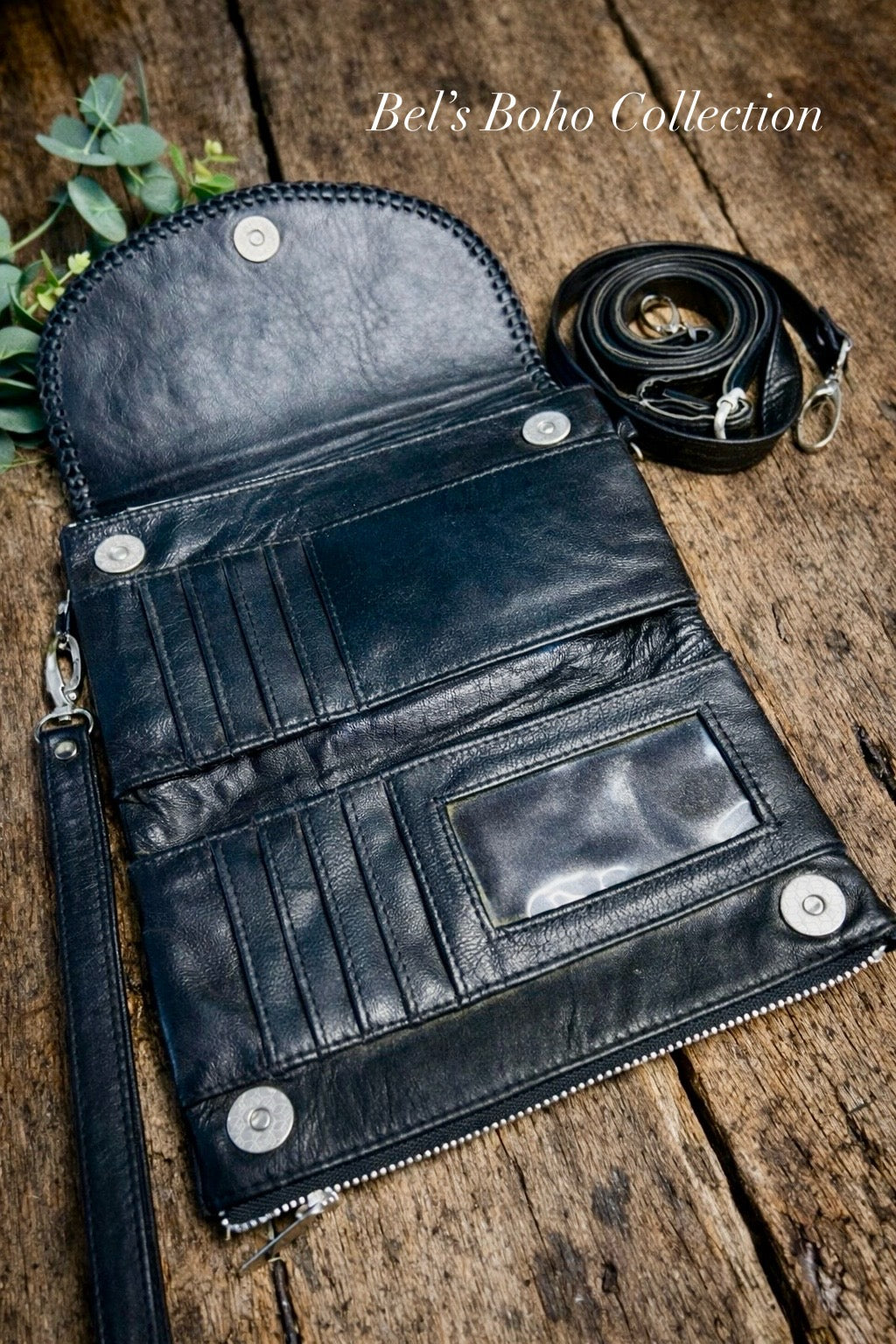 The Myla Double Clip Wallet & Clutch