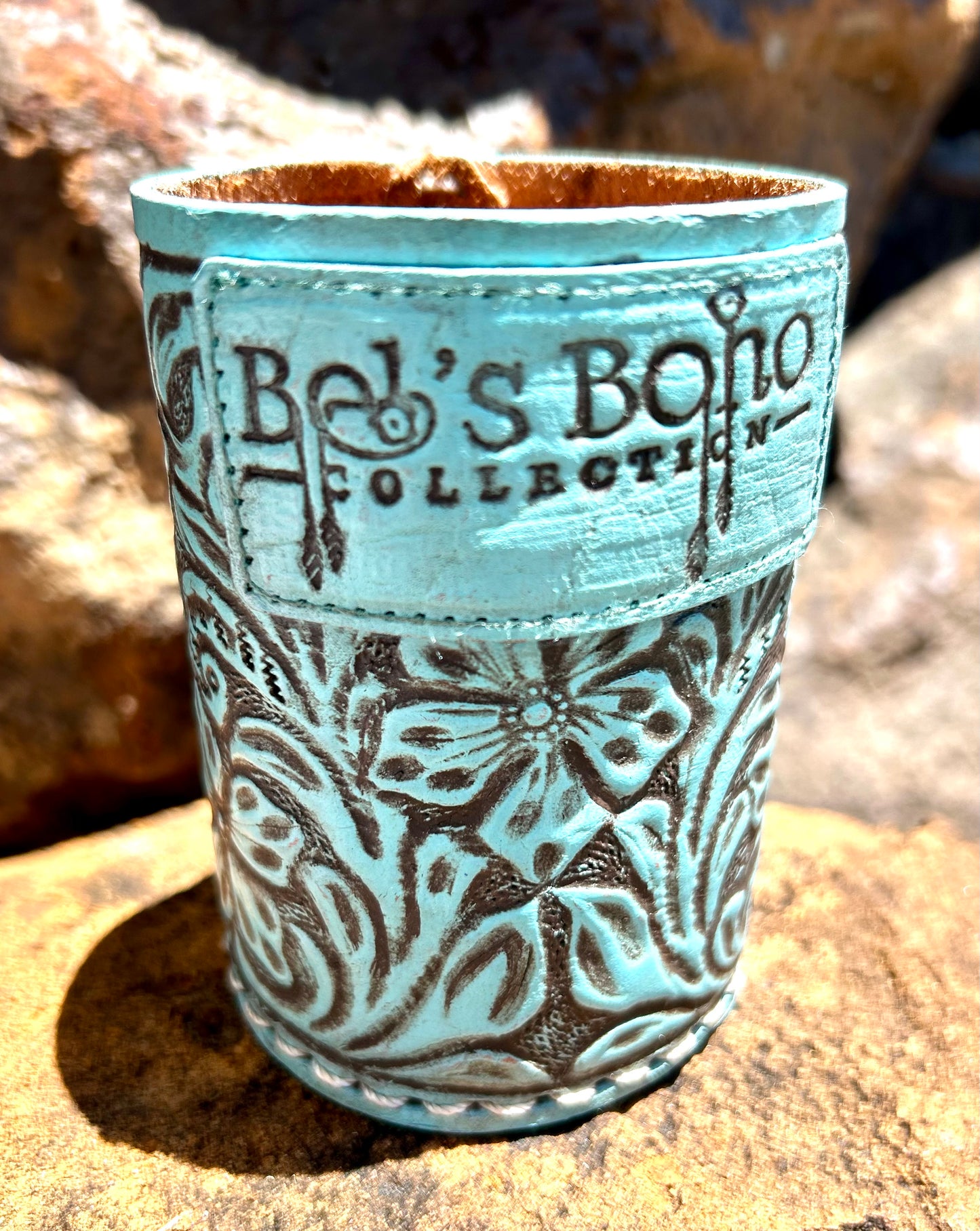 Leather Stubby Coolers