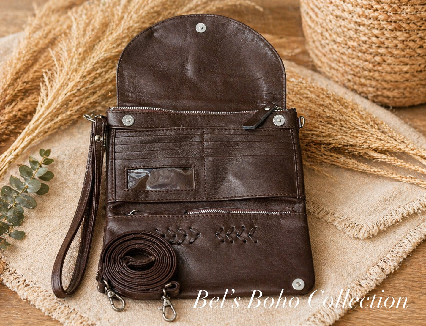 The Dragonfly Haven Double Clip Wallet & Clutch