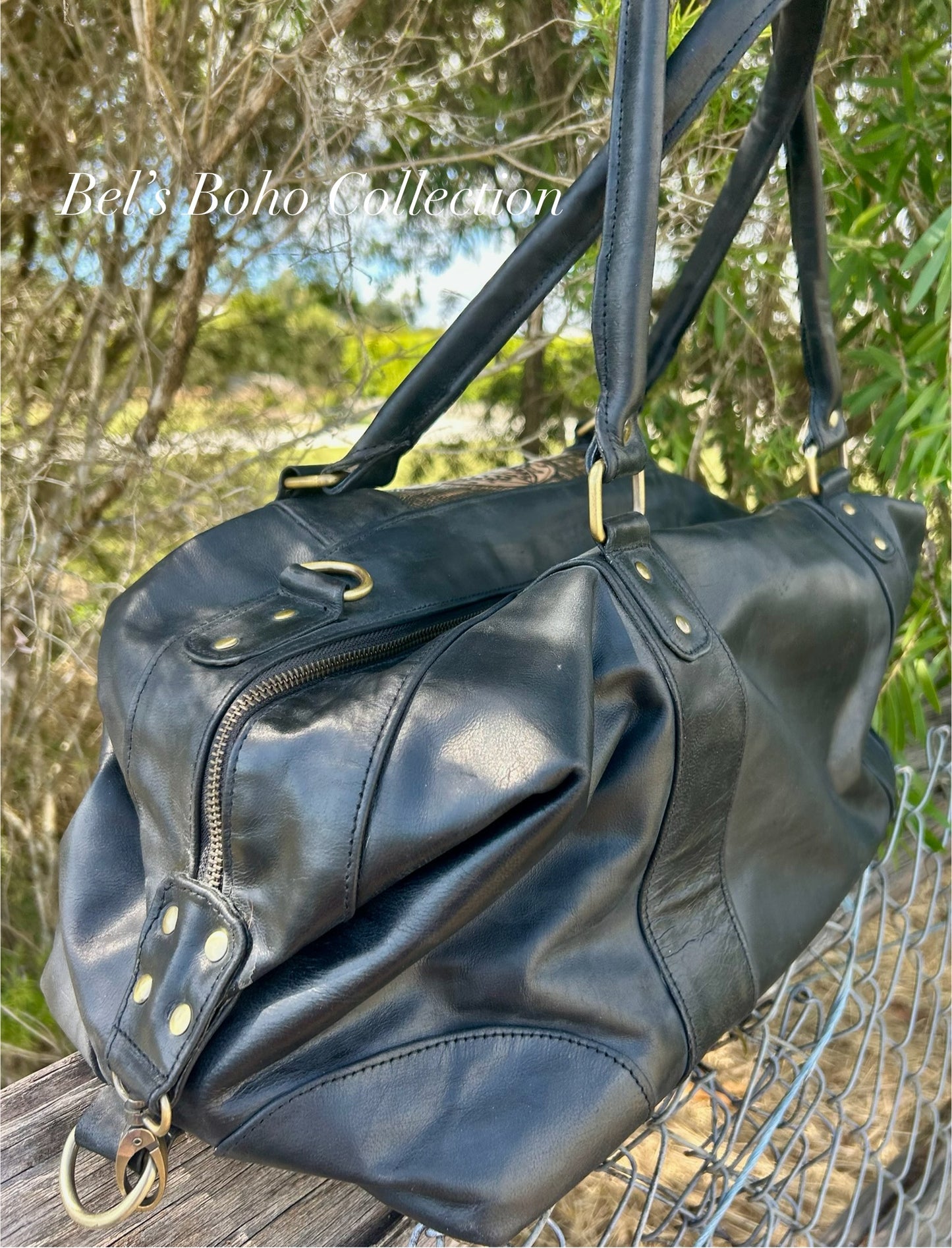 Boho Sunflower Duffel Bag