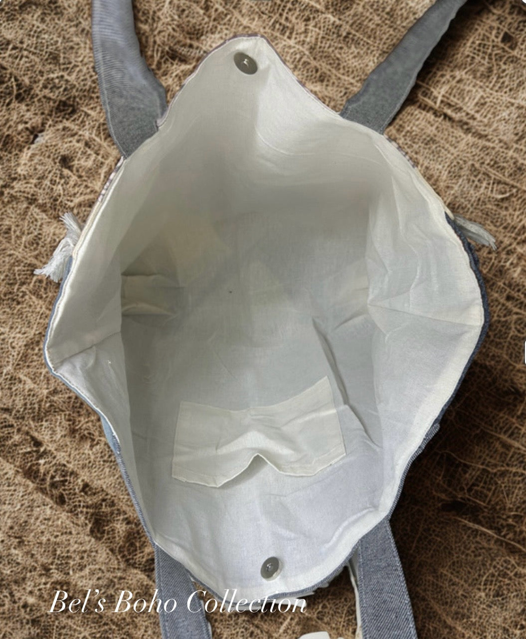 Hands of Harmony Denim Tote