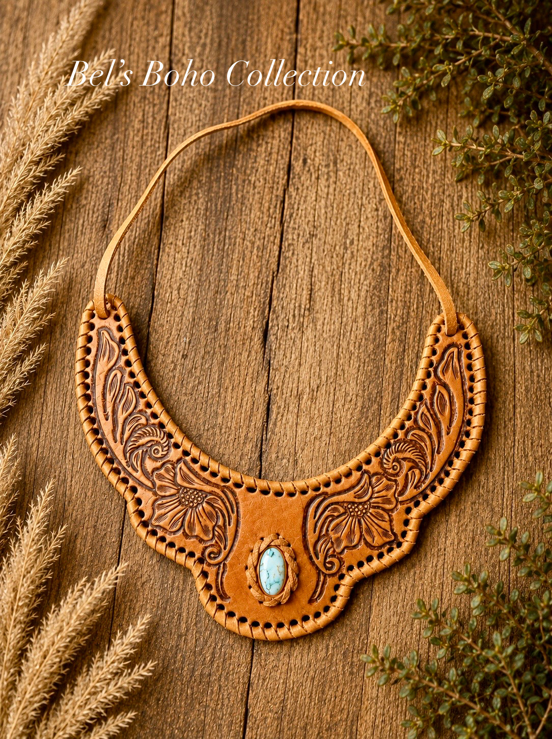 The Bohemian Outlaw Leather Necklace