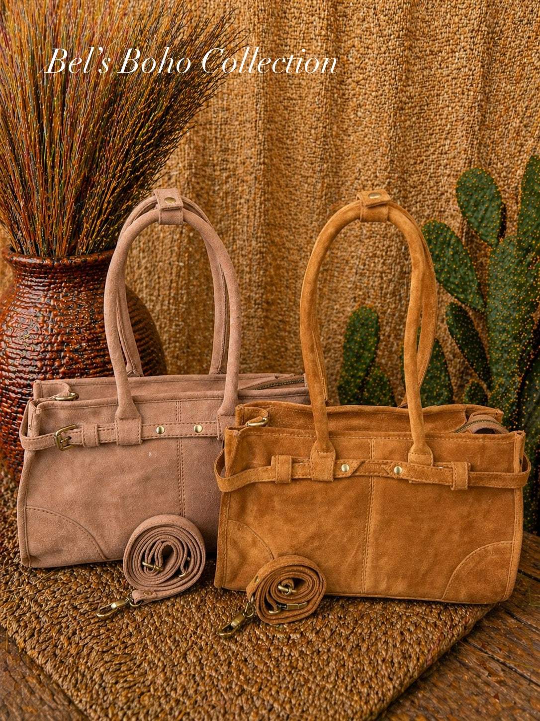 The Romana Suede Bag