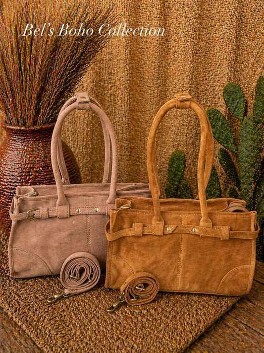 The Romana Suede Bag