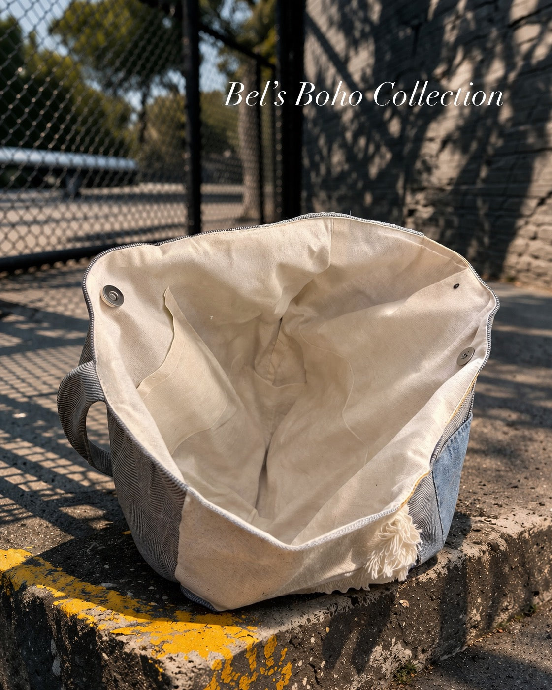 The Street Soul Denim Tote Bag