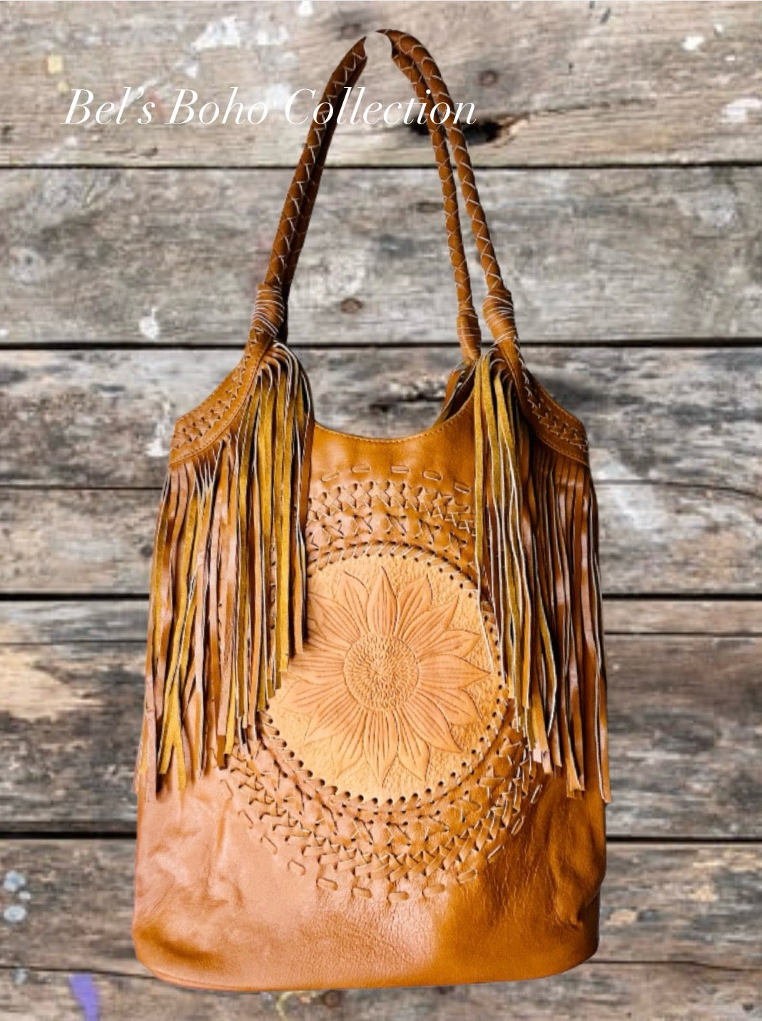 The Sunflower Soul Fringe Bag