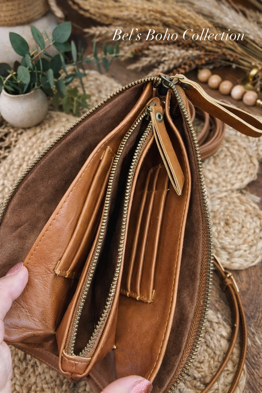 Hand-Carved Buffalo Skull 3-in-1 Bag