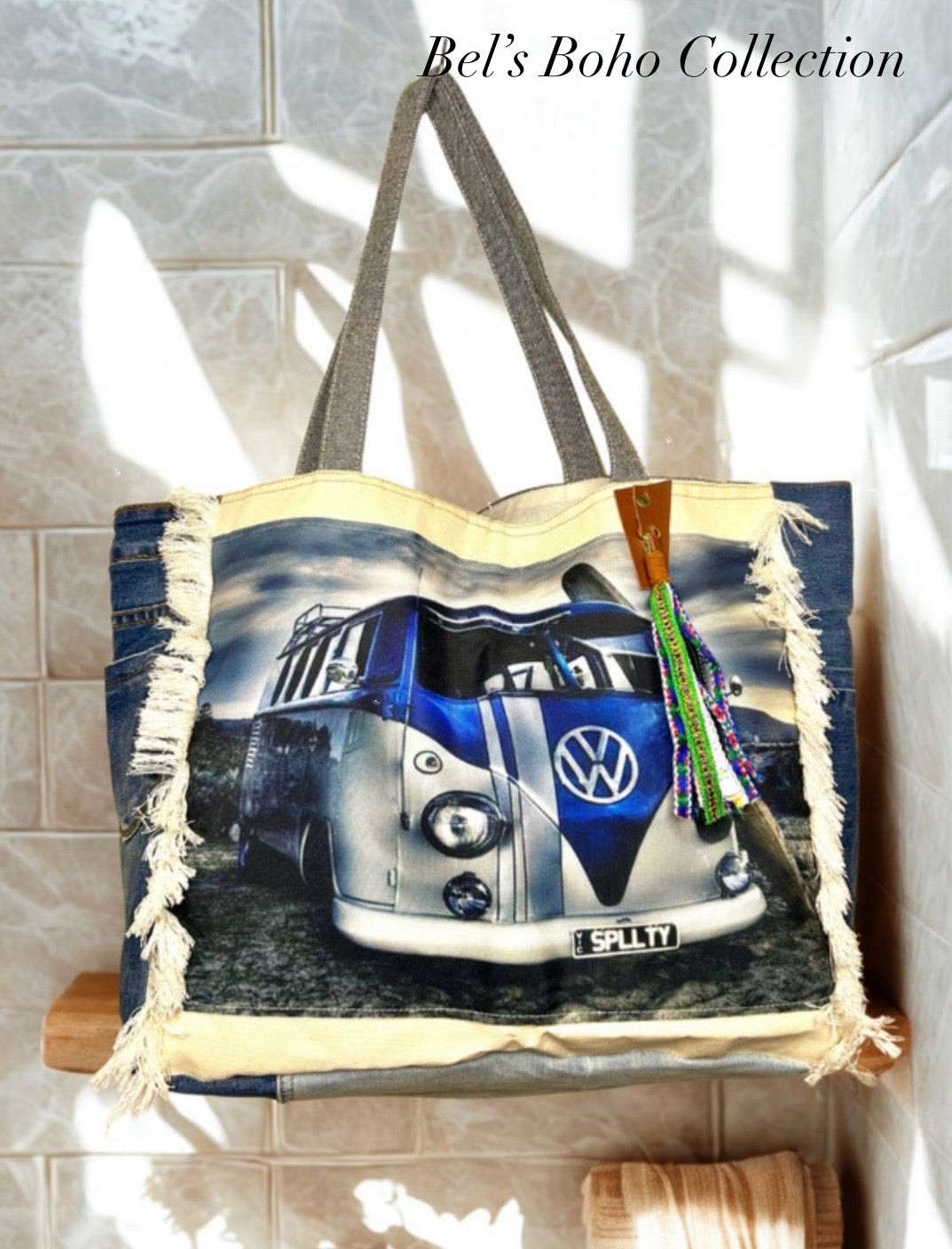 The Wanderlust VW Denim Tote