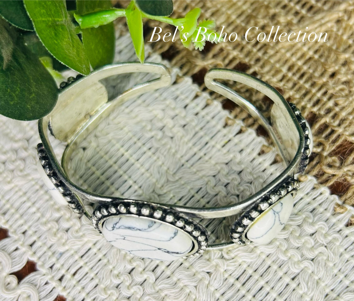 Stone Crest Cuff Bracelet
