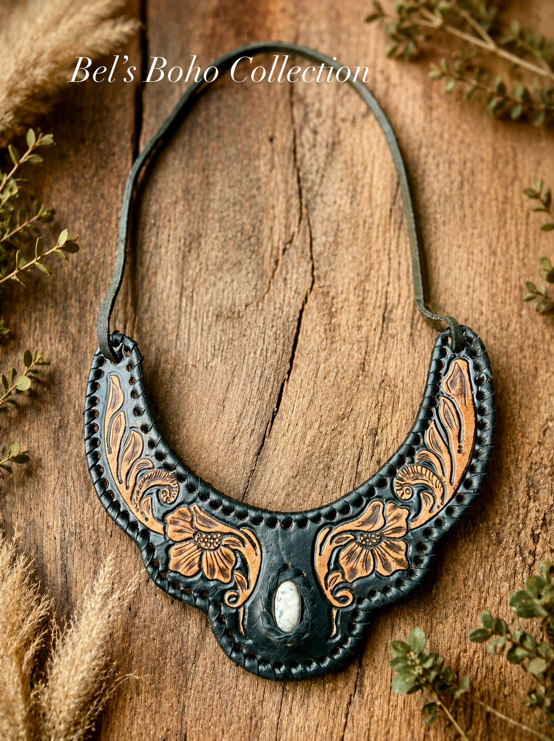 The Bohemian Outlaw Leather Necklace