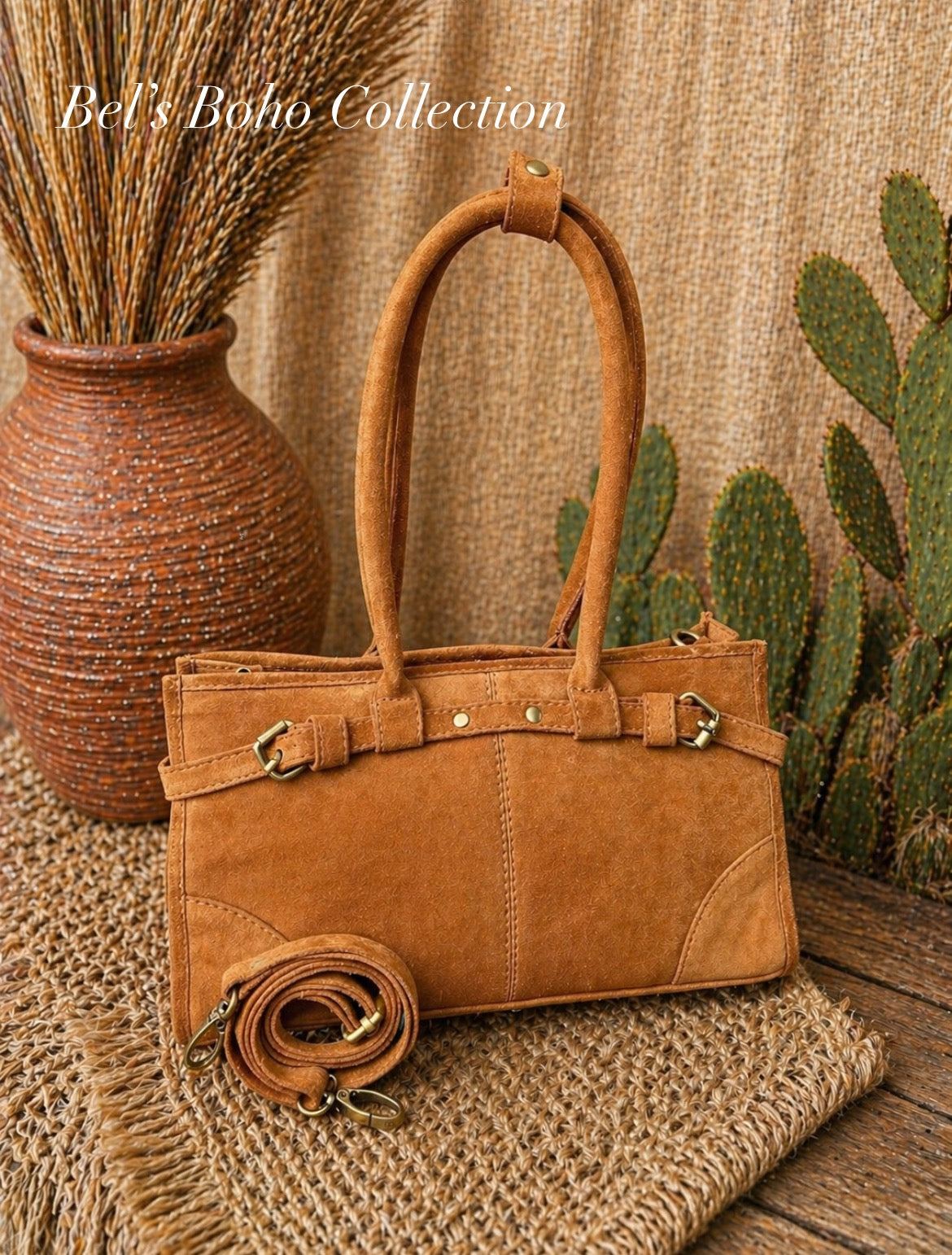 The Romana Suede Bag