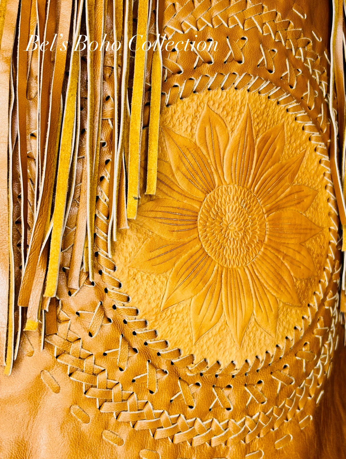 The Sunflower Soul Fringe Bag