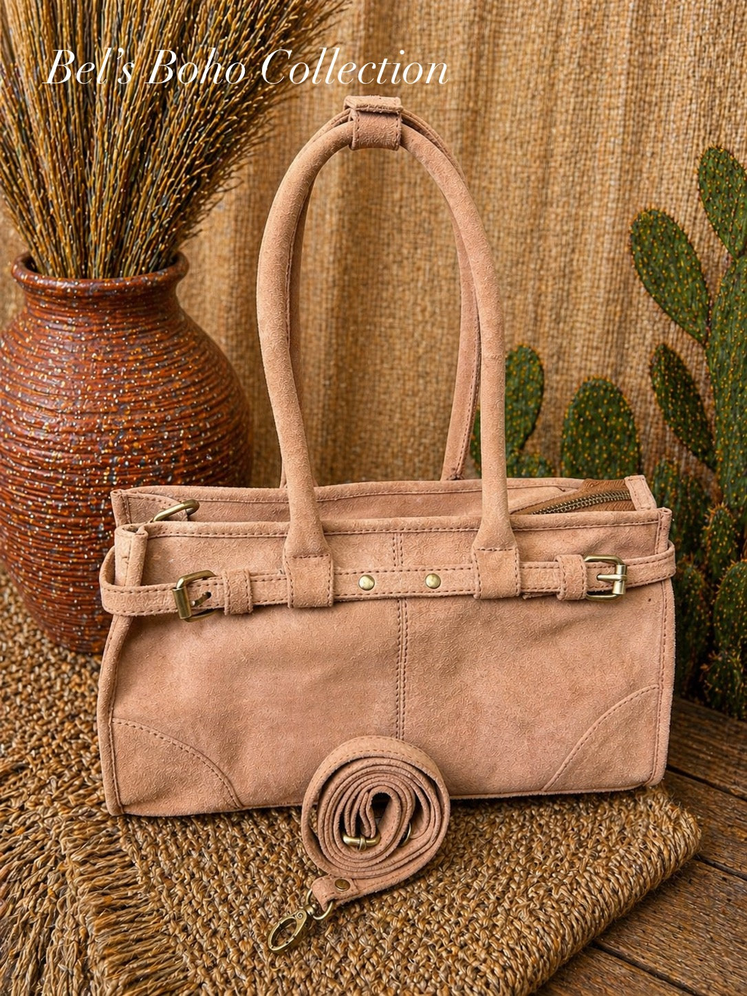 The Romana Suede Bag