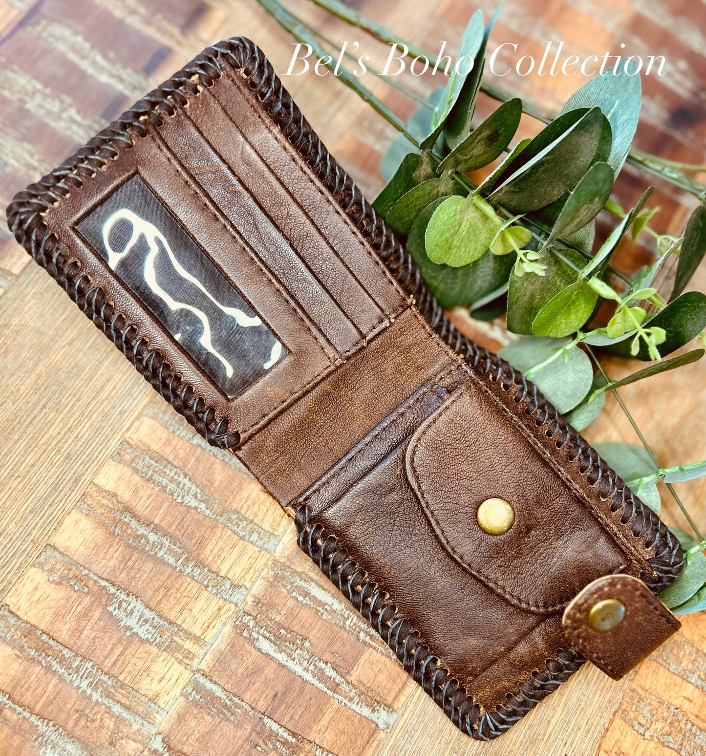 Men’s Handcarved Motorbike Wallet