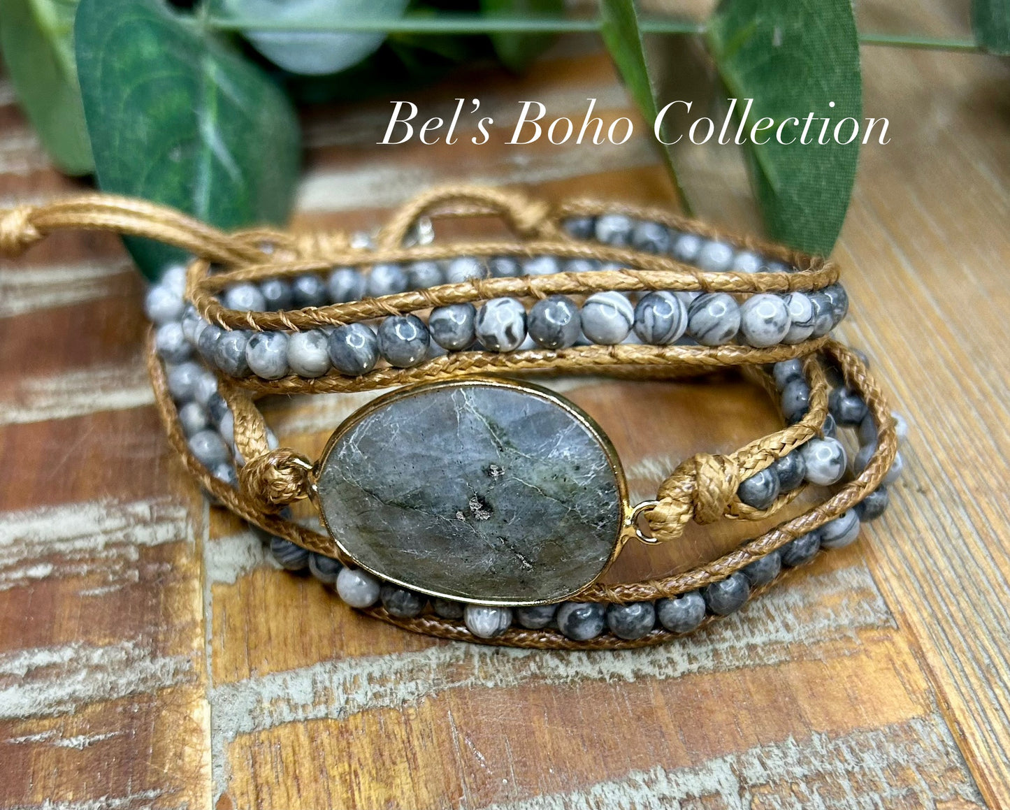 Beaded Boho Wrap Bracelet