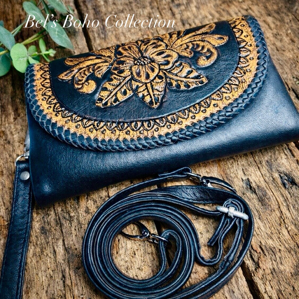 The Myla Double Clip Wallet & Clutch