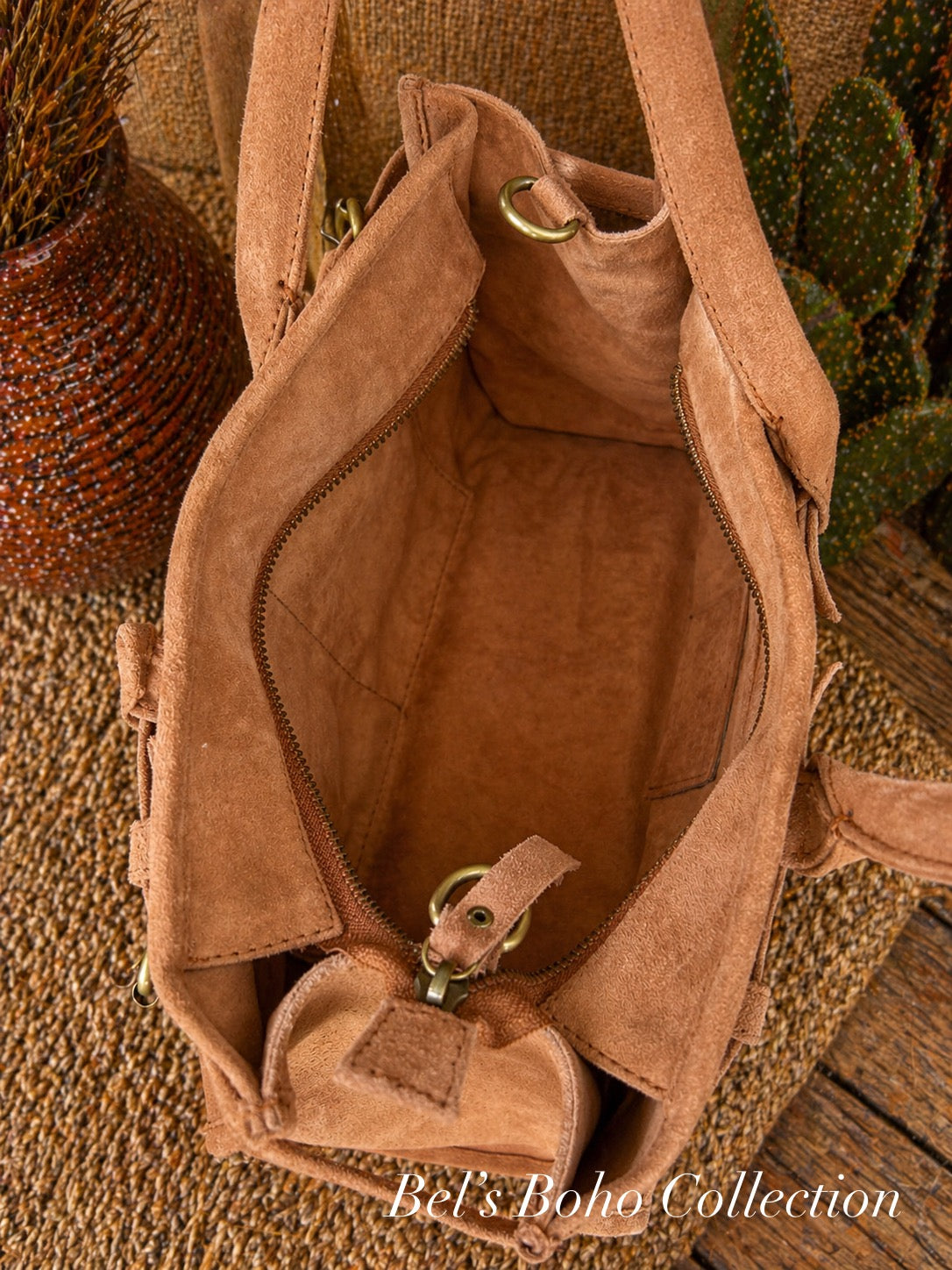 The Romana Suede Bag
