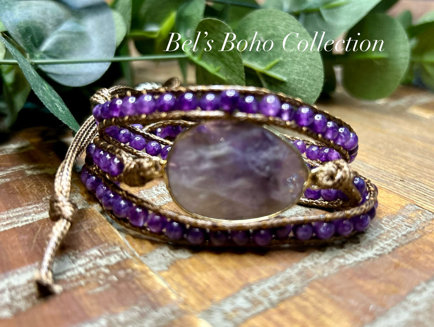 Beaded Boho Wrap Bracelet