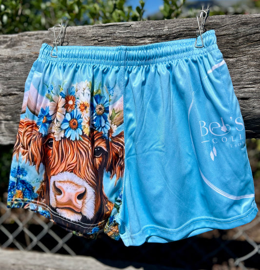 Highland Cow - Blue