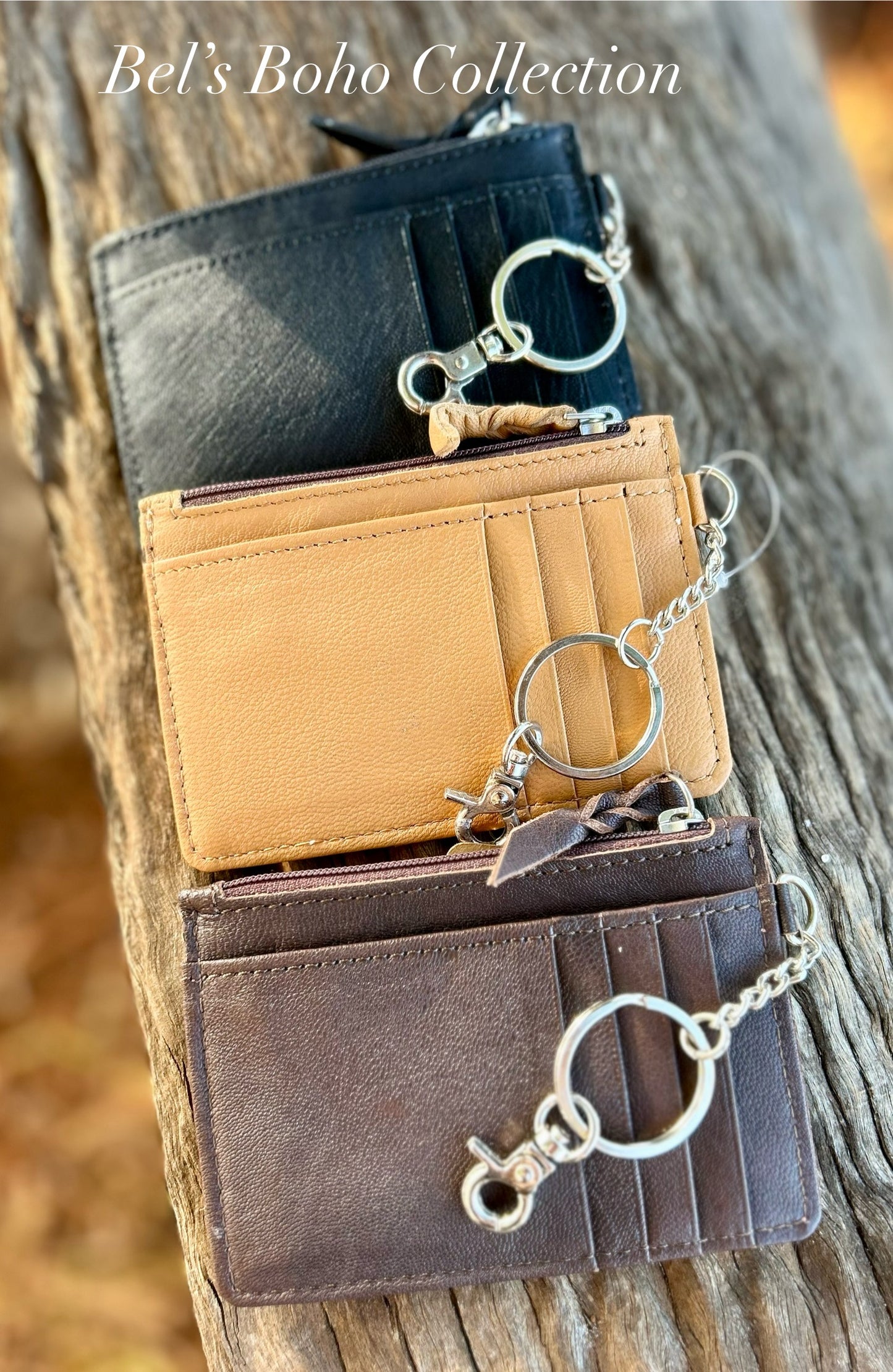 Hand Tooled Leather Key/Card Case