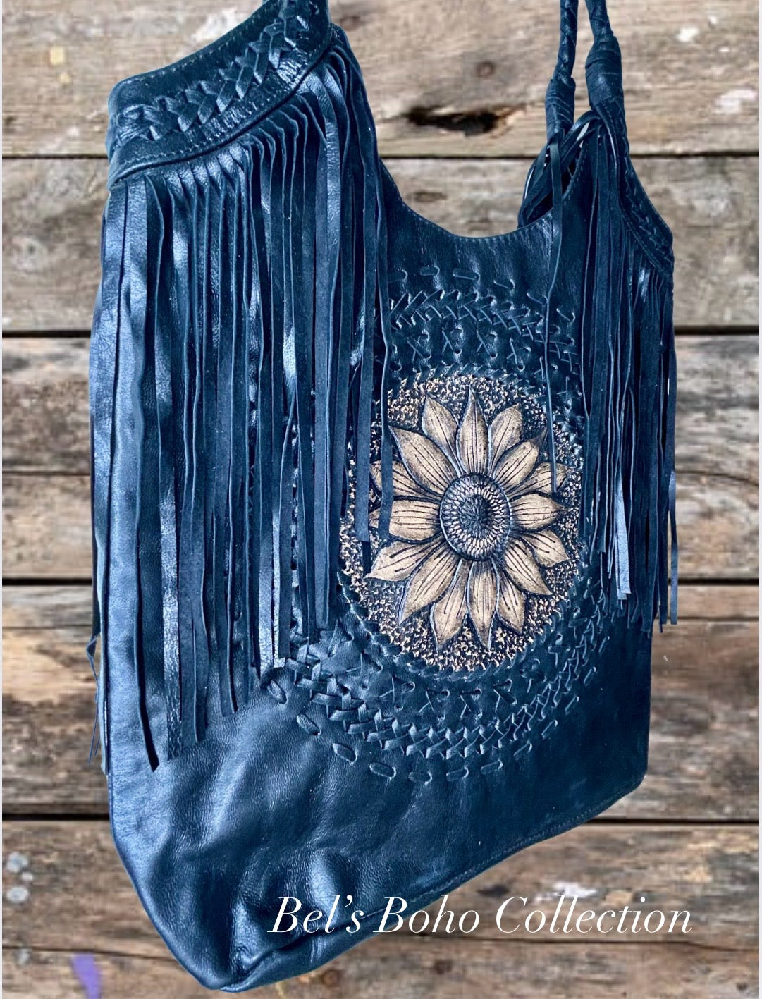 The Sunflower Soul Fringe Bag
