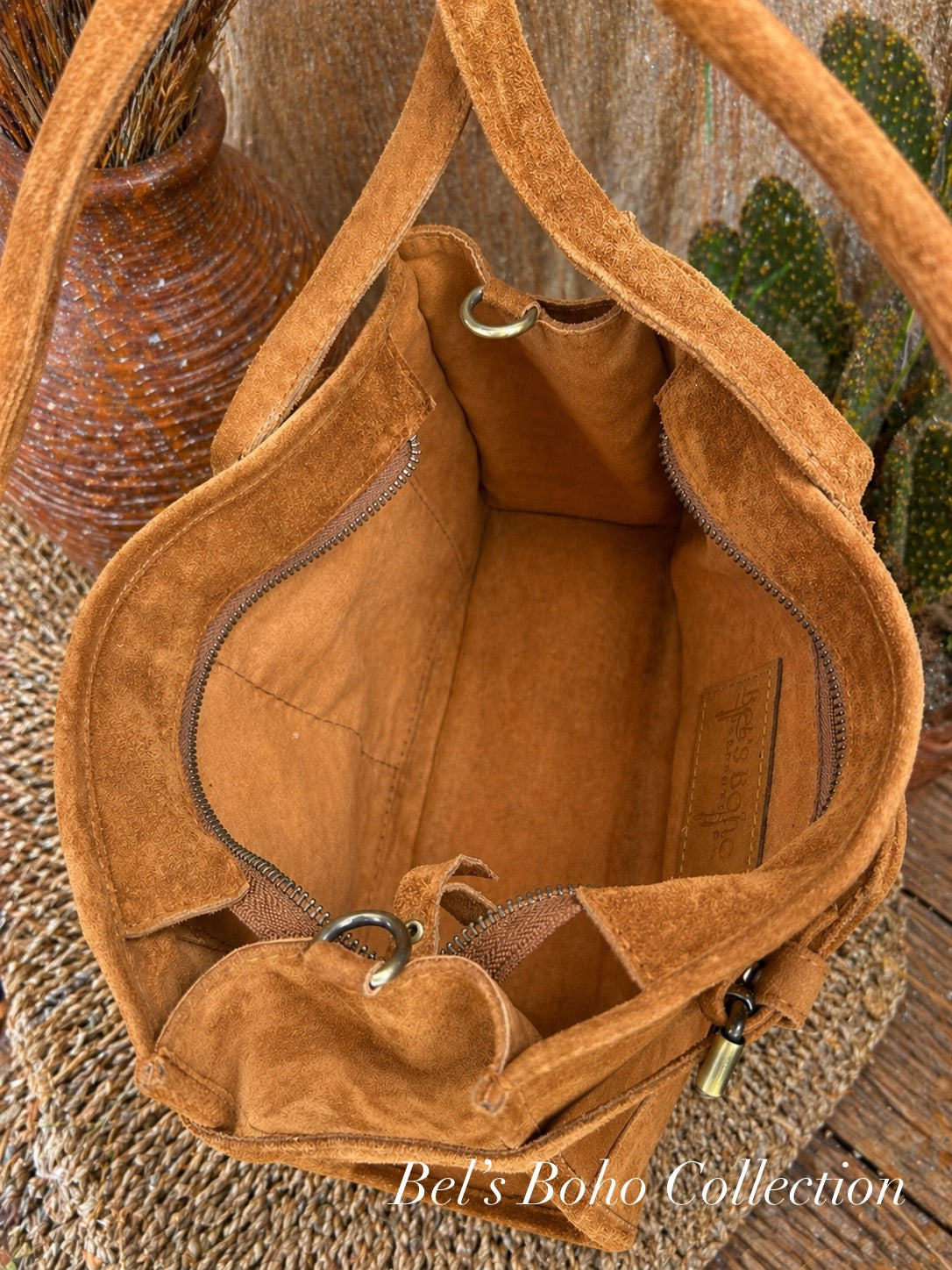 The Romana Suede Bag
