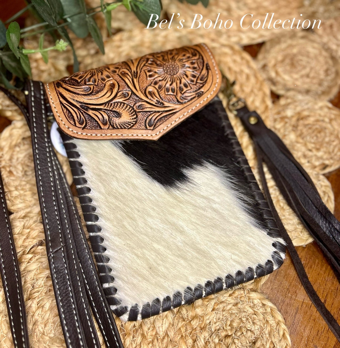 Leather & Cowhide Phone Case Pouch