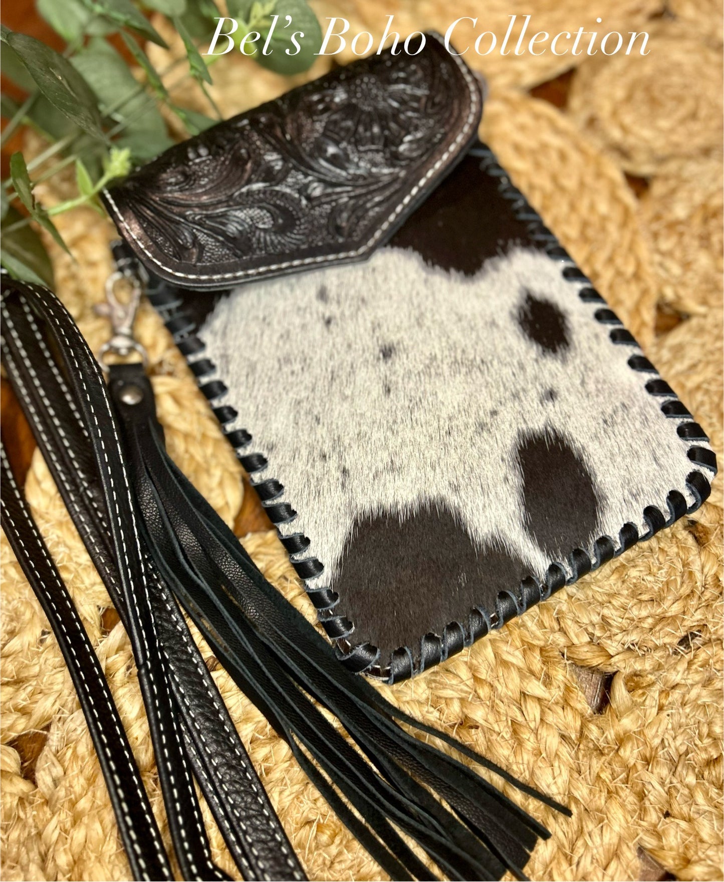 Leather & Cowhide Phone Case Pouch